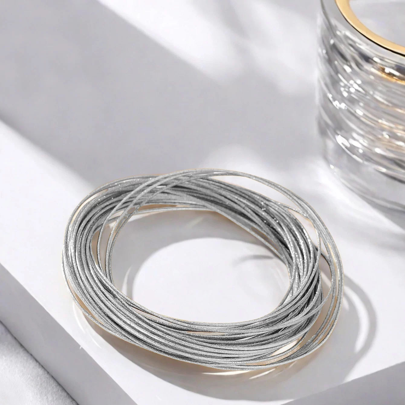 Multi-Layer Irregular Line Bracelet for Women – European & American Street Style Holiday Fashion Hand Jewelry