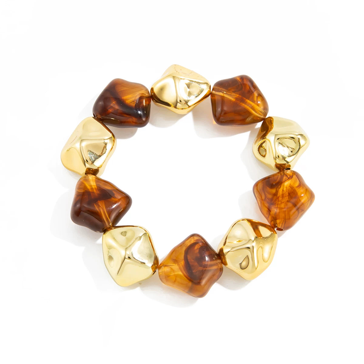 Special-Shaped CCB Resin Bracelet Necklace for Women – 2025 Autumn Winter Trendy Fashion Clavicle Necklace Jewelry