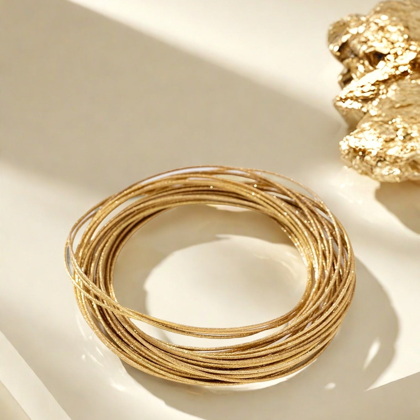 Multi-Layer Irregular Line Bracelet for Women – European & American Street Style Holiday Fashion Hand Jewelry