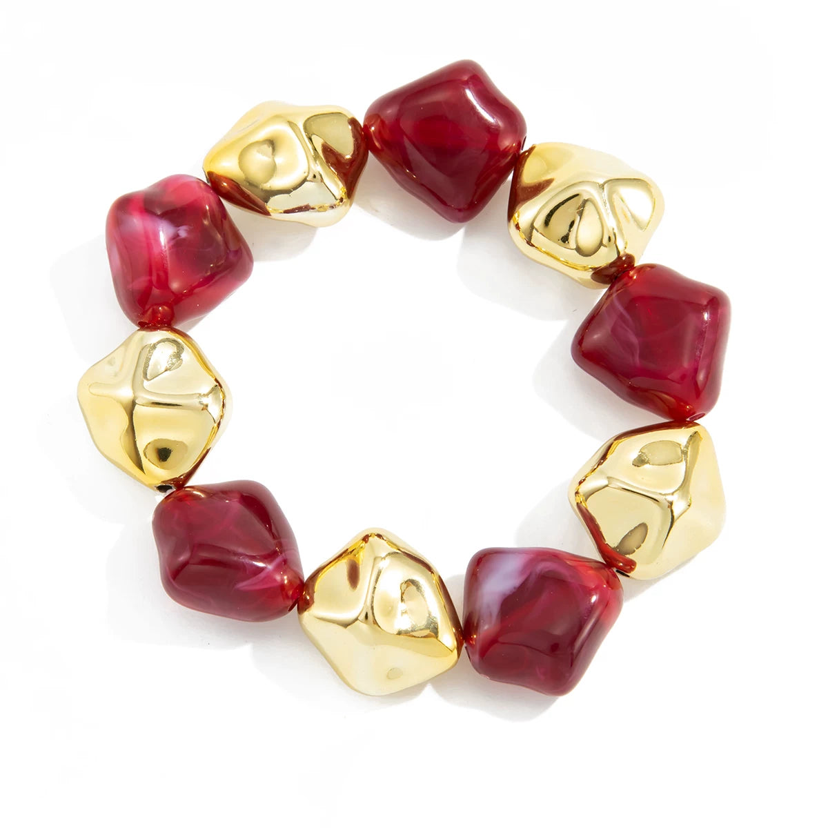 Special-Shaped CCB Resin Bracelet Necklace for Women – 2025 Autumn Winter Trendy Fashion Clavicle Necklace Jewelry