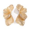 Irregular Pleated Petal Earrings for Women – 2025 Summer Elegant Fashion Statement Ear Jewelry
