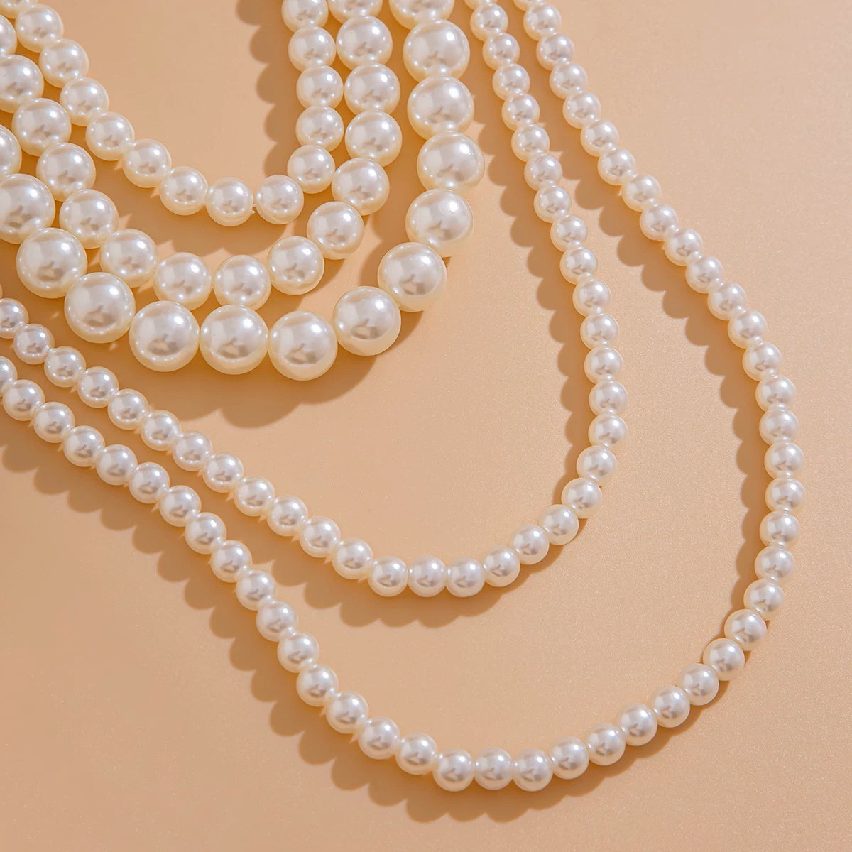Multi-Layer Imitation Pearl Necklace for Women – Clavicle Chain Design
