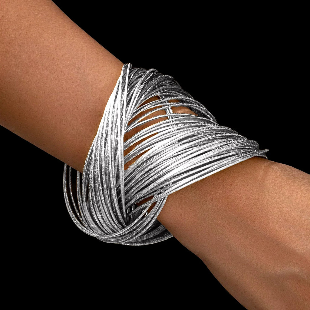 Multi-Layer Irregular Line Bracelet for Women – European & American Street Style Holiday Fashion Hand Jewelry