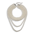 Multi-Layer Imitation Pearl Necklace for Women – Clavicle Chain Design