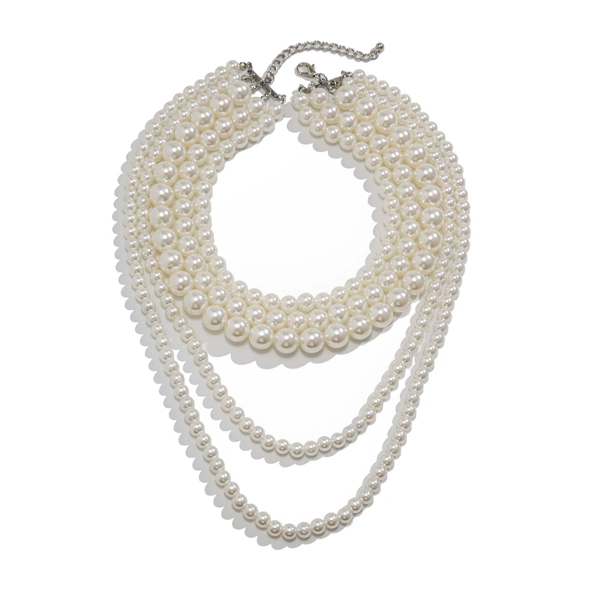 Multi-Layer Imitation Pearl Necklace for Women – Clavicle Chain Design