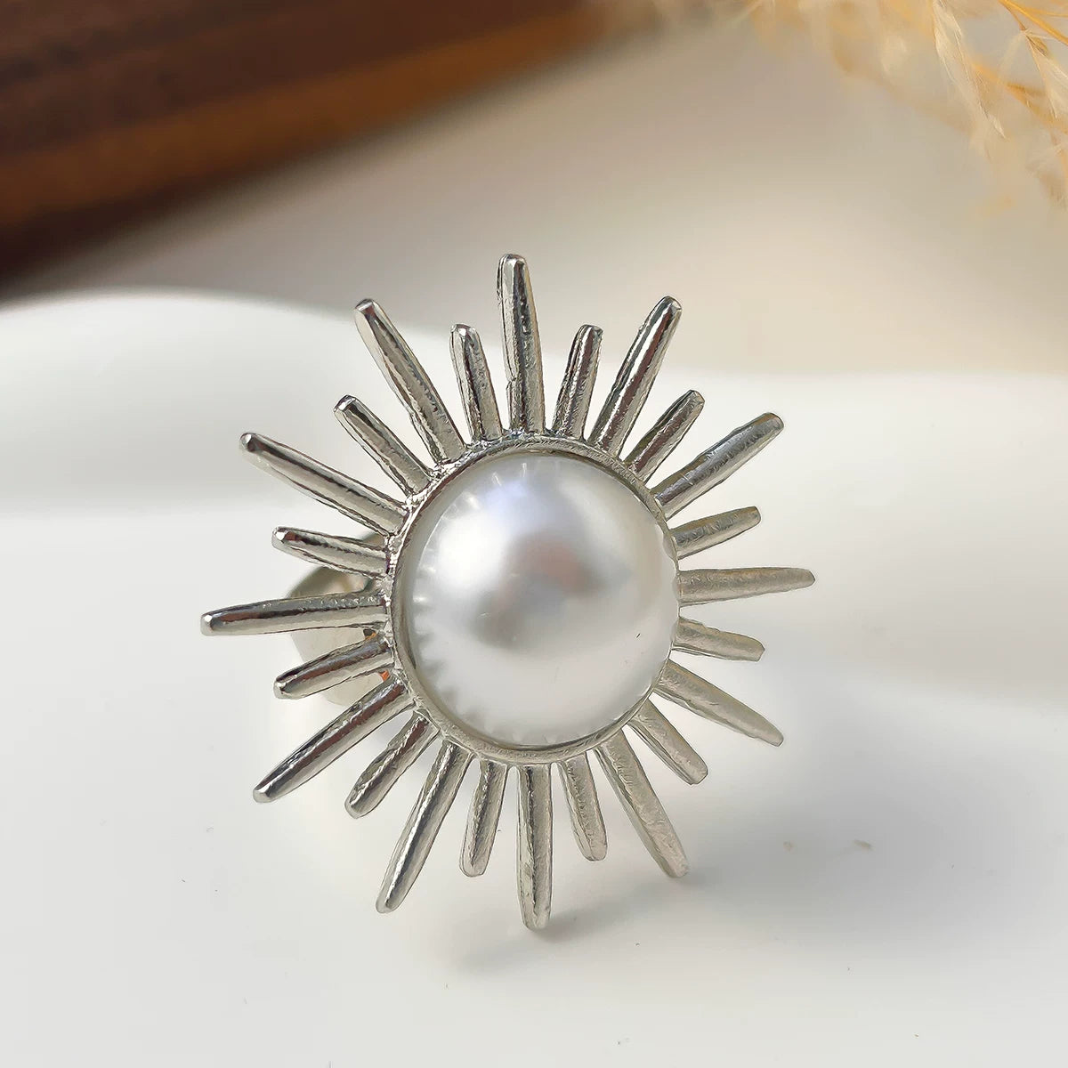 Metal Hollow Irregular Ring For Women 2025 Spring And Summer Trendy Personality Niche Design Internet Celebrity Ins Ring