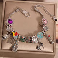 French-Style Multi-Element Fairy Tale Charm Bracelet for Women – Dream-Inspired Retro Fashion Jewelry