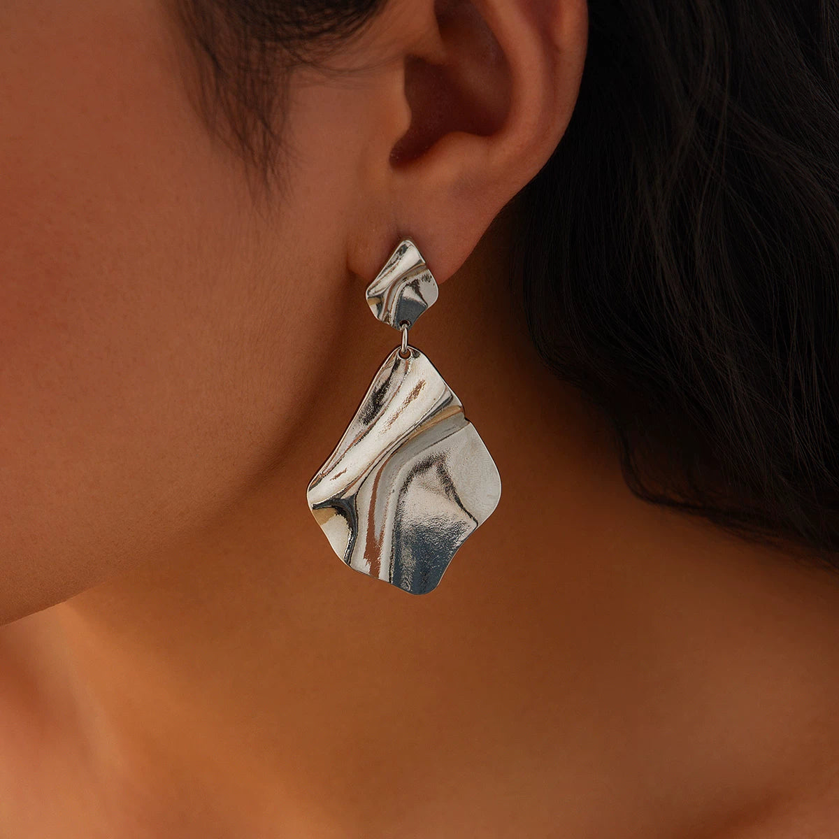 Tassel Imitation Turquoise Shell Earrings for Women – 2024 Retro Seaside Vacation Fashion Jewelry Accessories