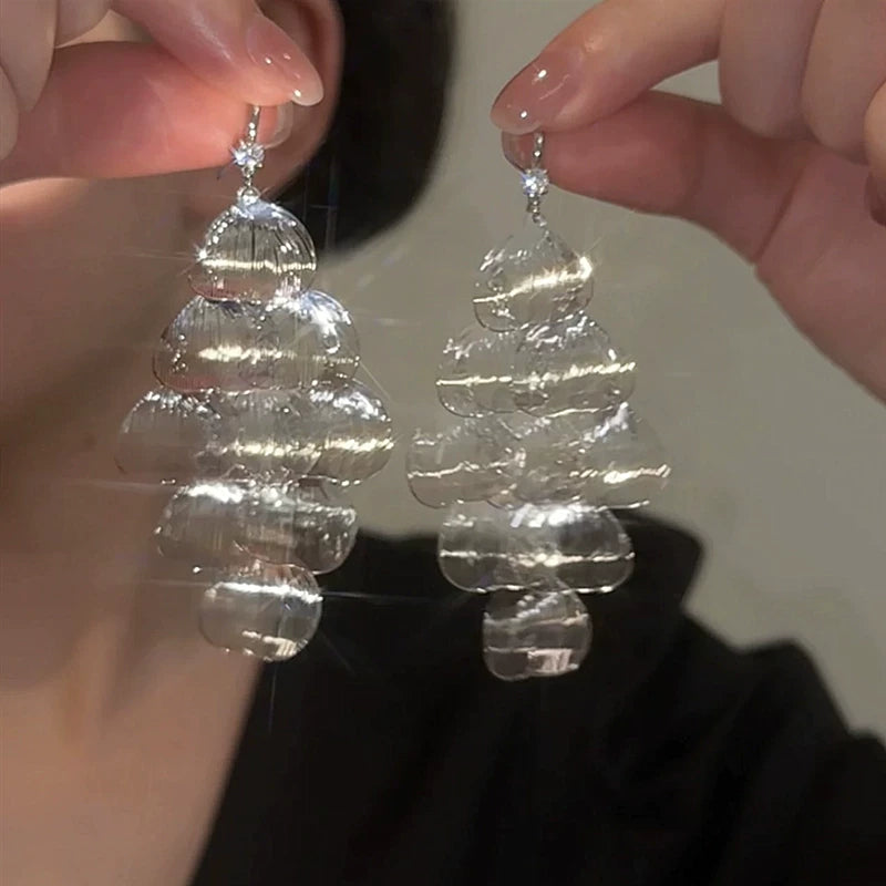 S925 Silver Needle Long Earrings for Women – Retro Style Large Drop Earrings, European and American Fashion Jewelry