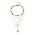 Creative Multi-Layer Pearl Clavicle Necklace for Women – Layered Chain Design