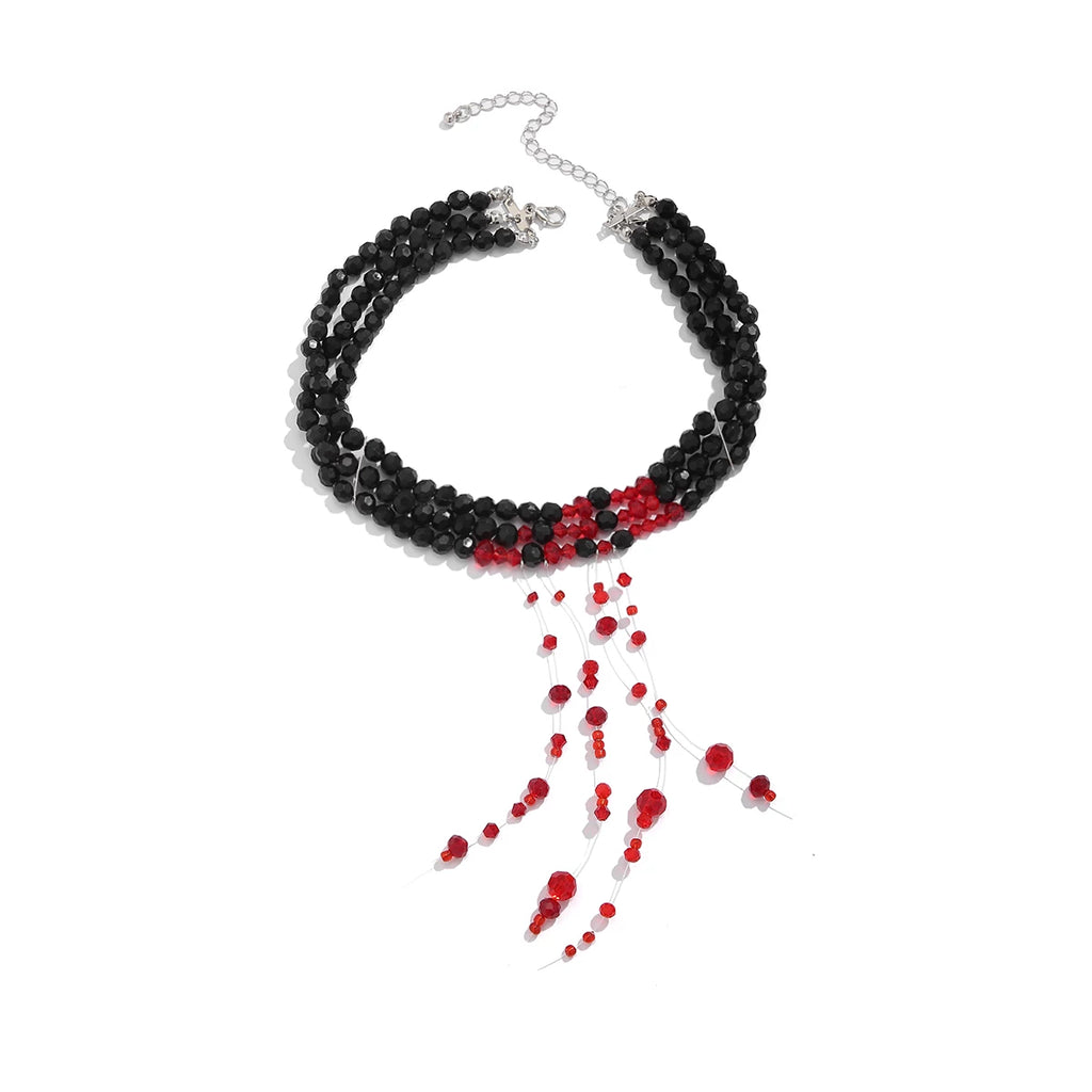 Tassel Crystal Necklace for Women – Clavicle Chain Design