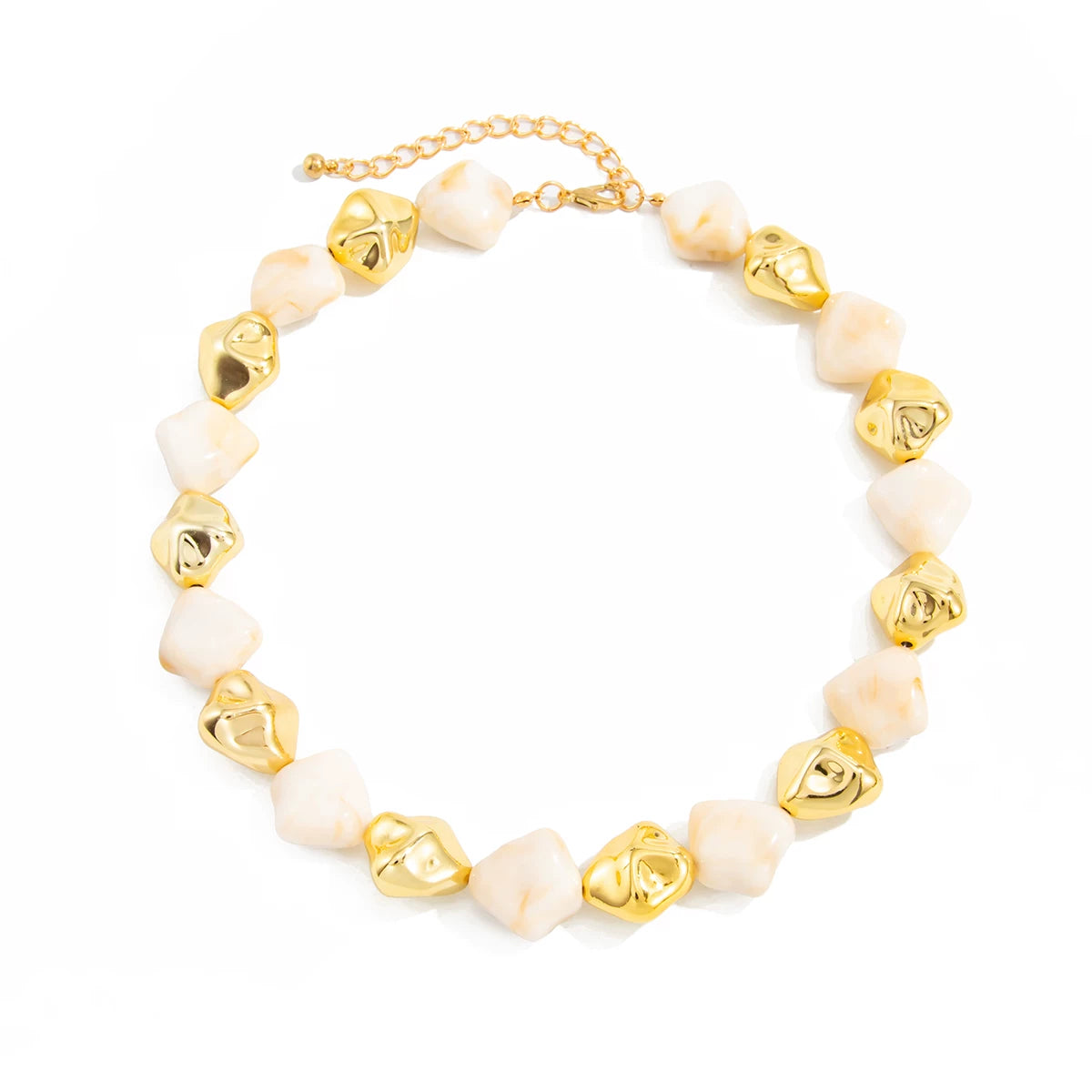 Special-Shaped CCB Resin Bracelet Necklace for Women – 2025 Autumn Winter Trendy Fashion Clavicle Necklace Jewelry