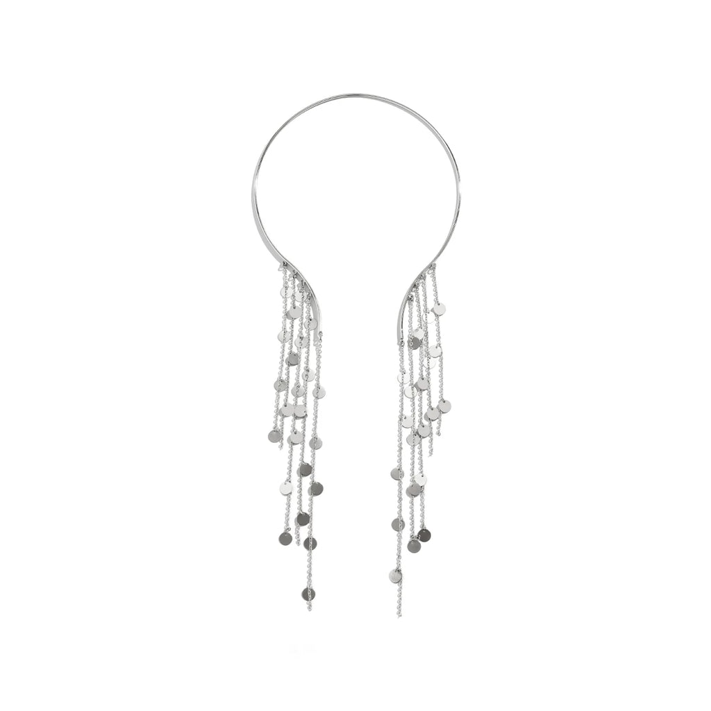 Tassel Crystal Star Metal Necklace for Women – Clavicle Chain Design