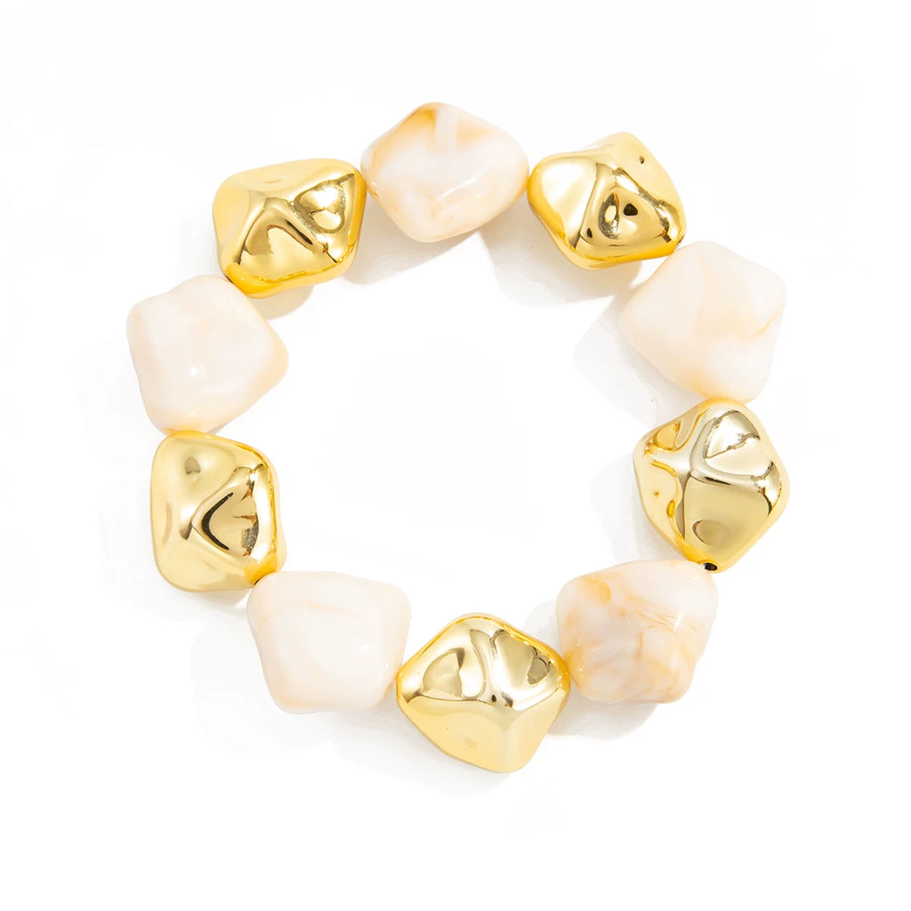 Special-Shaped CCB Resin Bracelet Necklace for Women – 2025 Autumn Winter Trendy Fashion Clavicle Necklace Jewelry